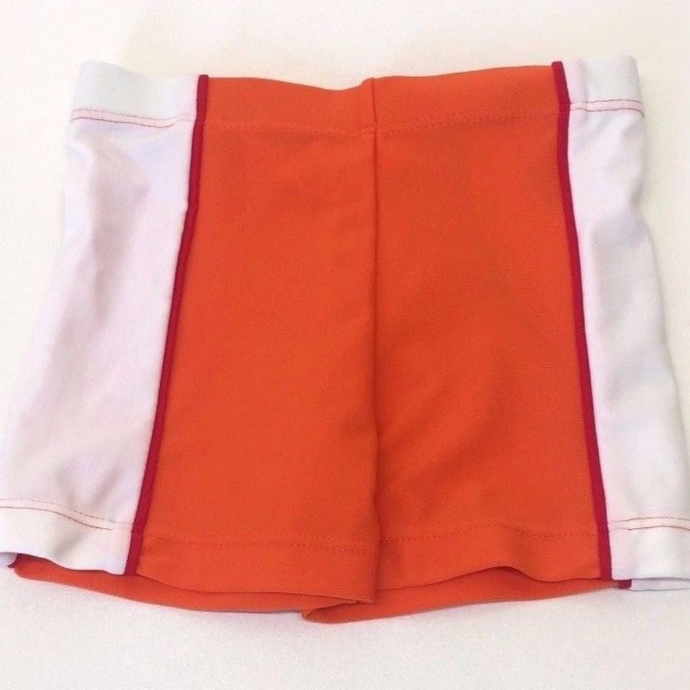 SunBusters PRICE Girls Orange Shorts Sz 6/12 M